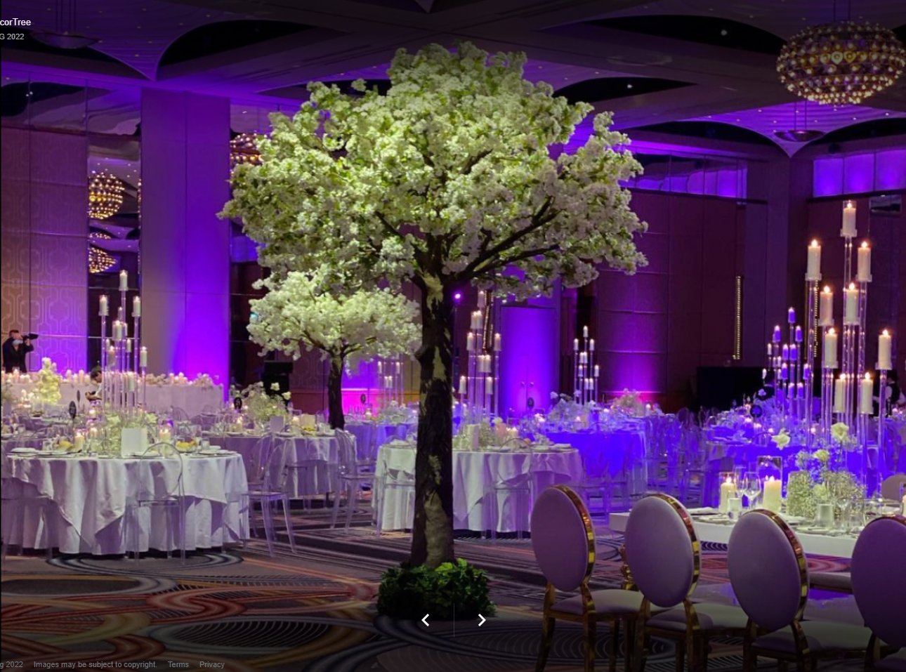 Artificial trees for hire Weddings and Events in Melbourne Greater