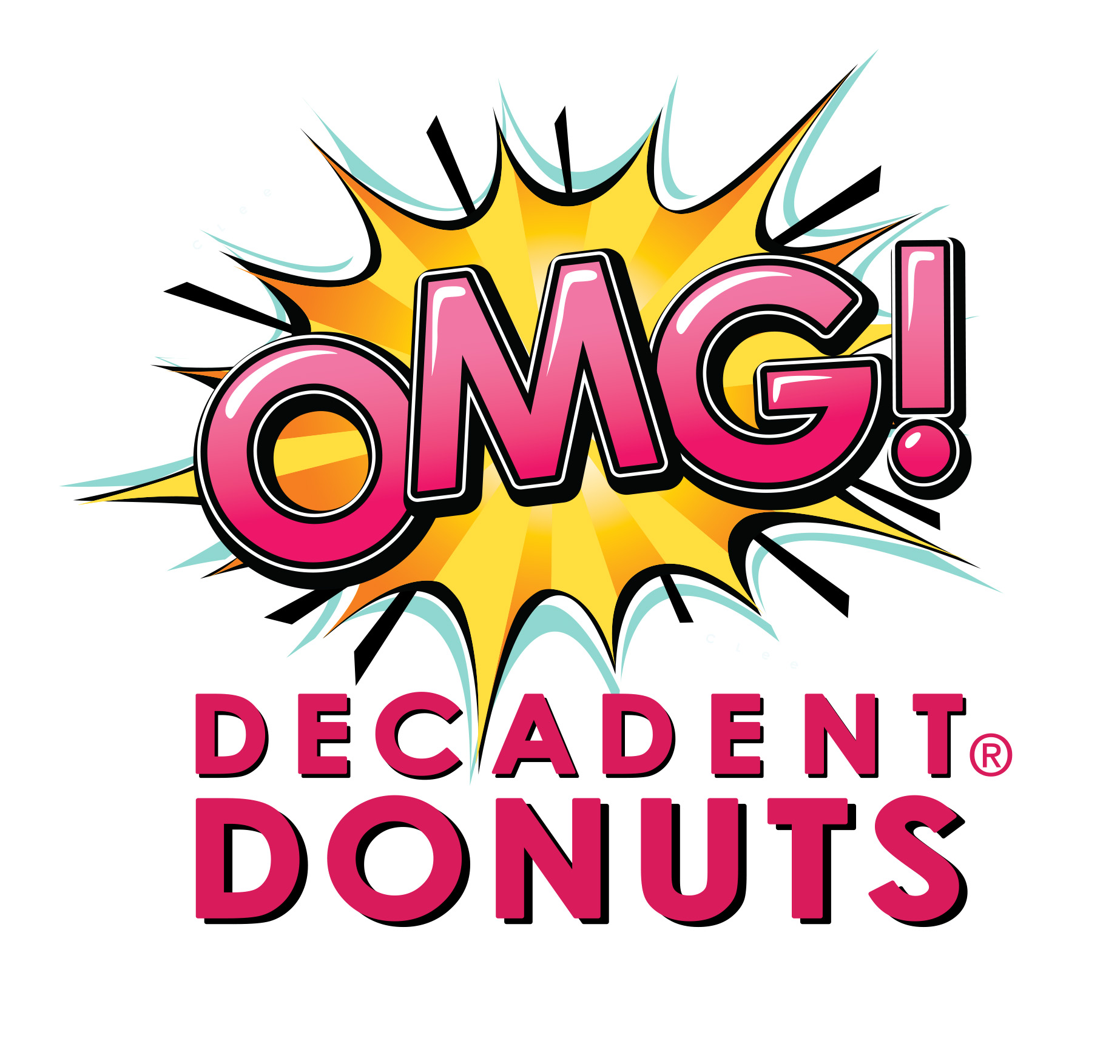 OMG! Decadent Donuts Logo