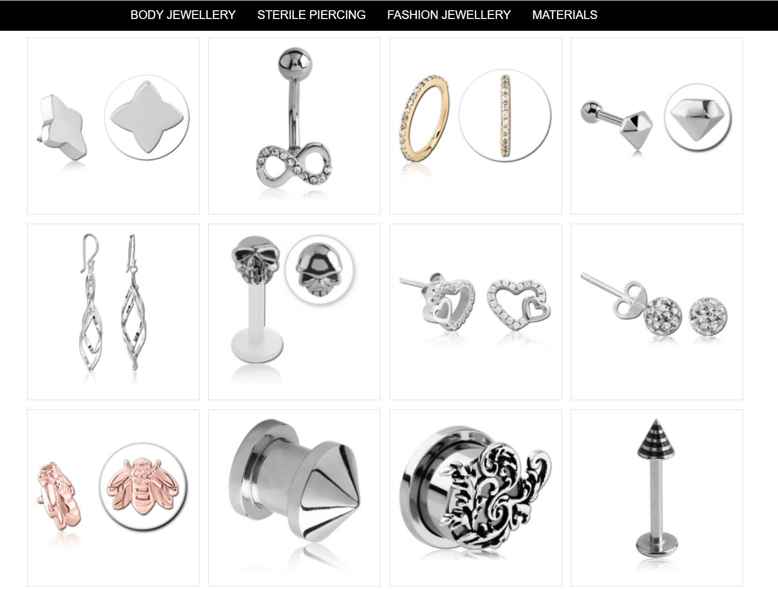 Online Business Body Piercing Jewellery & Accessories in