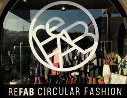 refab circular fashion: a rent-a-rack store circulating preloved fashion items