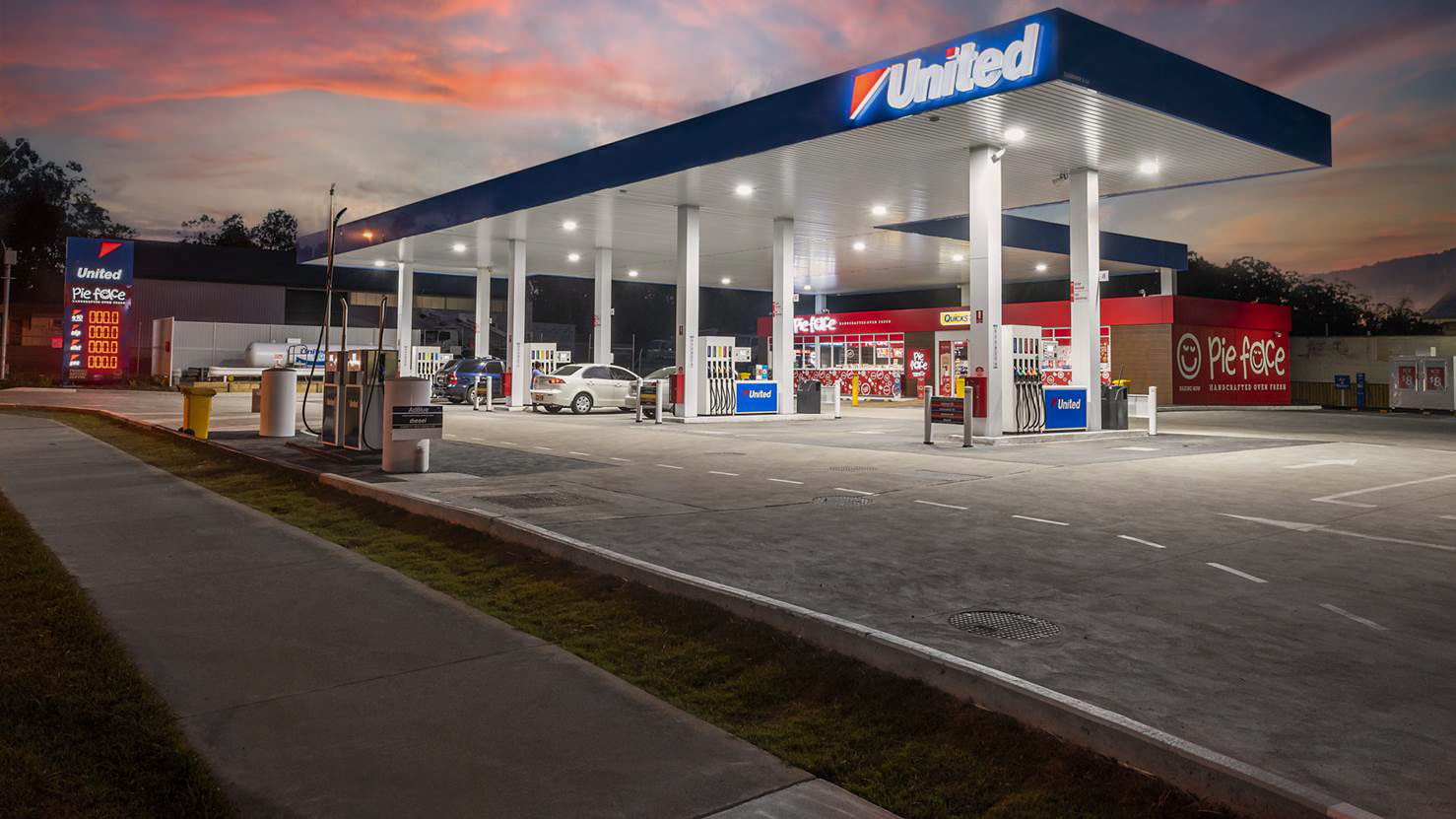 United Petroleum & Pie Face Food Retail Fuel New Sites in Naval Base