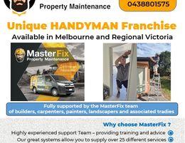 NEW - A Unique Handyman Franchise business!- Melbourne area.