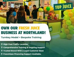 Own A Rewarding Fresh Juice Franchise at Northland Shopping Centre!