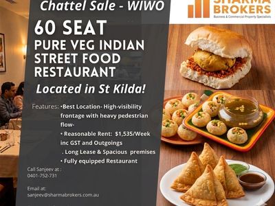 60-seat-pure-veg-indian-street-food-restaurant-st-kilda-0