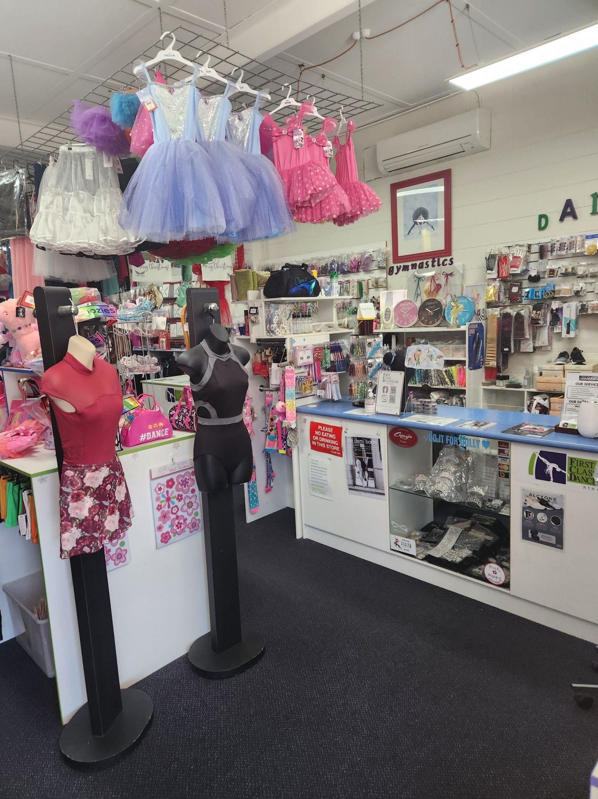 FIRST CLASS DANCEWEAR NQ EXCITING ESTABLISHED DANCEWEAR RETAIL STORE