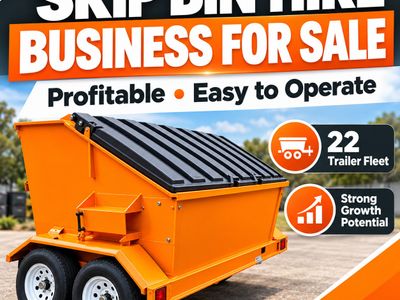 mobile-skip-bin-hire-business-22-trailer-fleet-melbourne-0